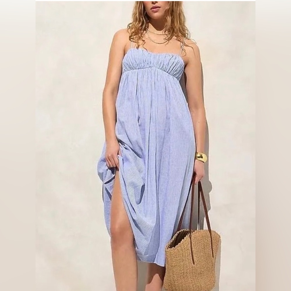 J Crew airy empire waist dress, M
